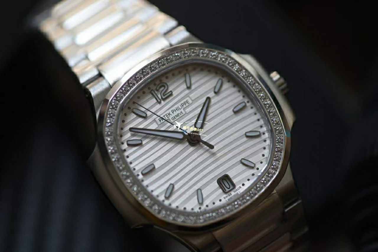 3k Factory  PATEK PHILIPPE  Nautilus 女士7118/1A-001，7118/1R-010一比一精仿复刻手表 / BD377