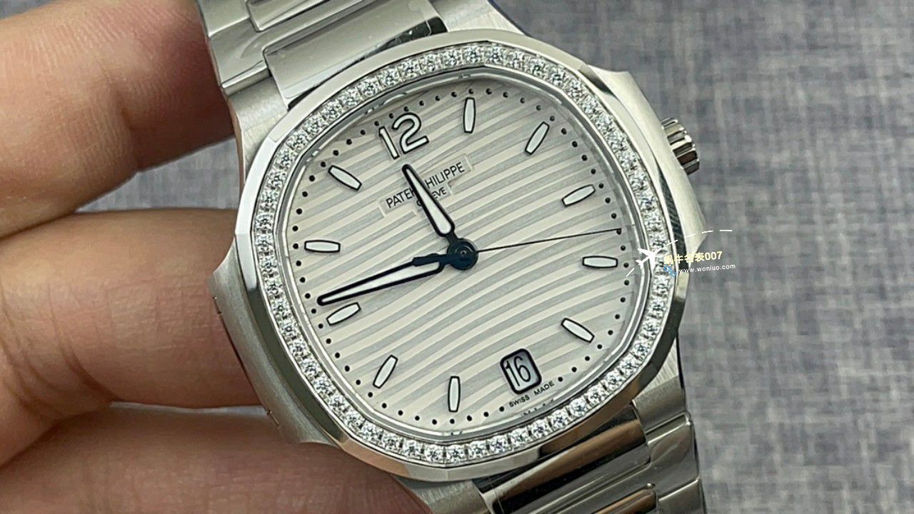 3k Factory  PATEK PHILIPPE  Nautilus 女士7118/1A-001，7118/1R-010一比一精仿复刻手表 / BD377