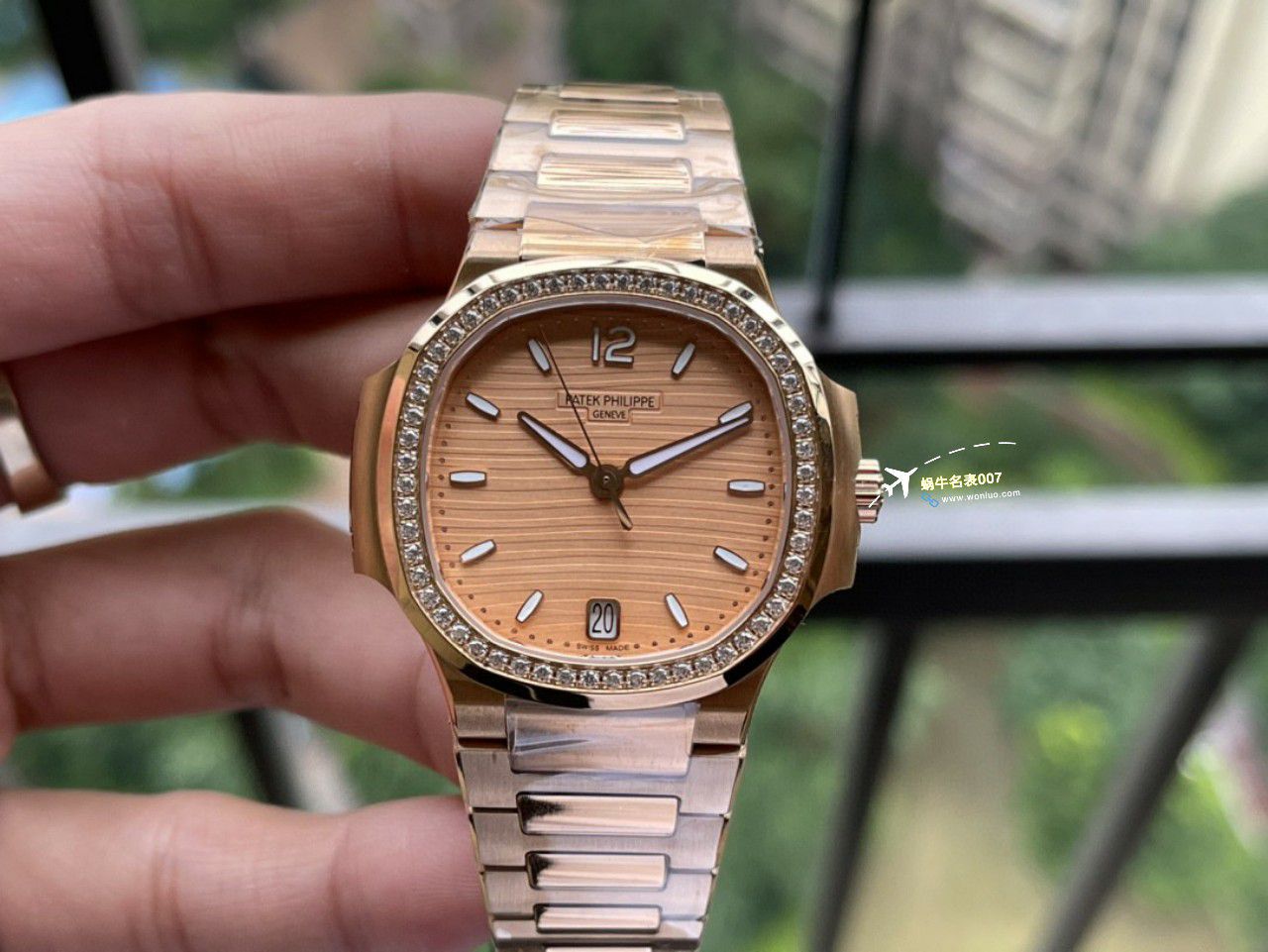 3k Factory  PATEK PHILIPPE  Nautilus 女士7118/1A-001，7118/1R-010一比一精仿复刻手表 / BD377