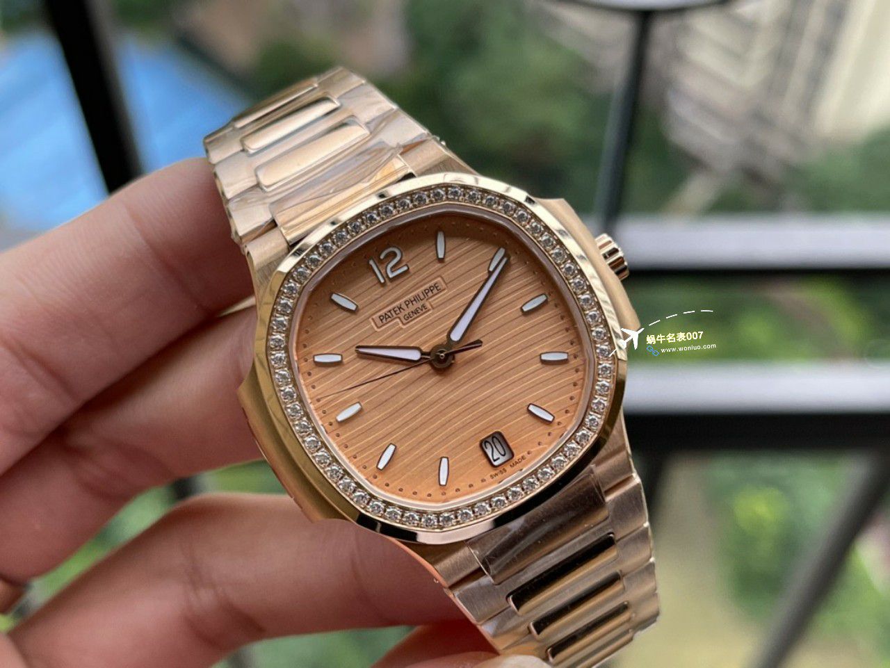 3k Factory  PATEK PHILIPPE  Nautilus 女士7118/1A-001，7118/1R-010一比一精仿复刻手表 / BD377