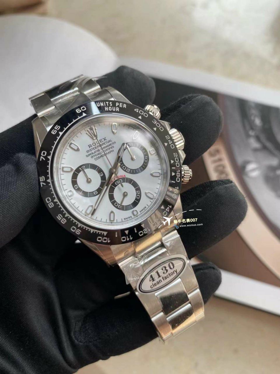  Video analysis clean，C Factory  Rolex  Ditongna 熊猫迪m116500ln-0001超A高仿复刻手表 