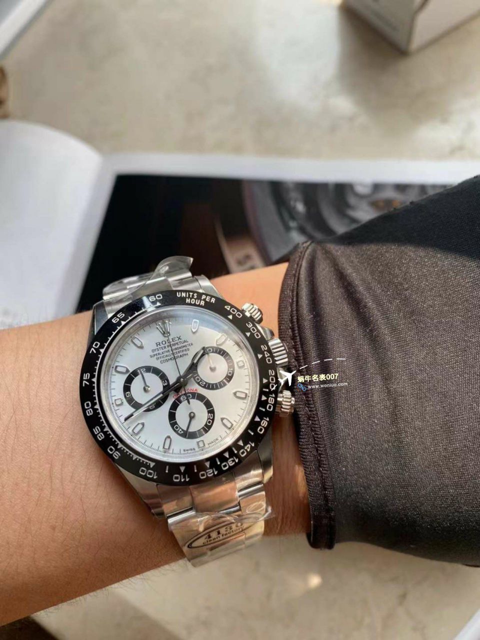  Video analysis clean，C Factory  Rolex  Ditongna 熊猫迪m116500ln-0001超A高仿复刻手表 