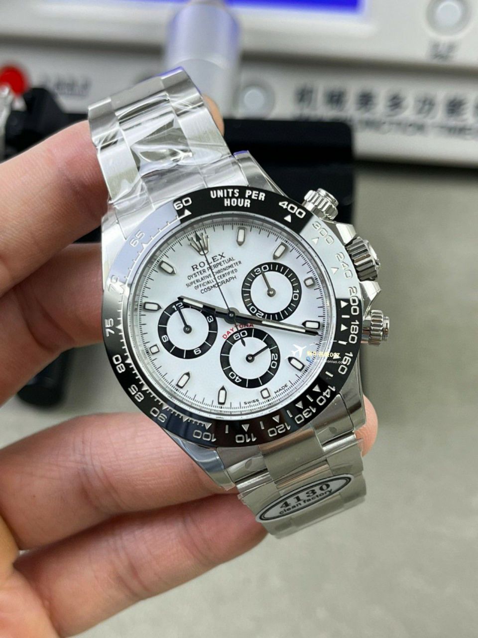  Video analysis clean，C Factory  Rolex  Ditongna 熊猫迪m116500ln-0001超A高仿复刻手表 