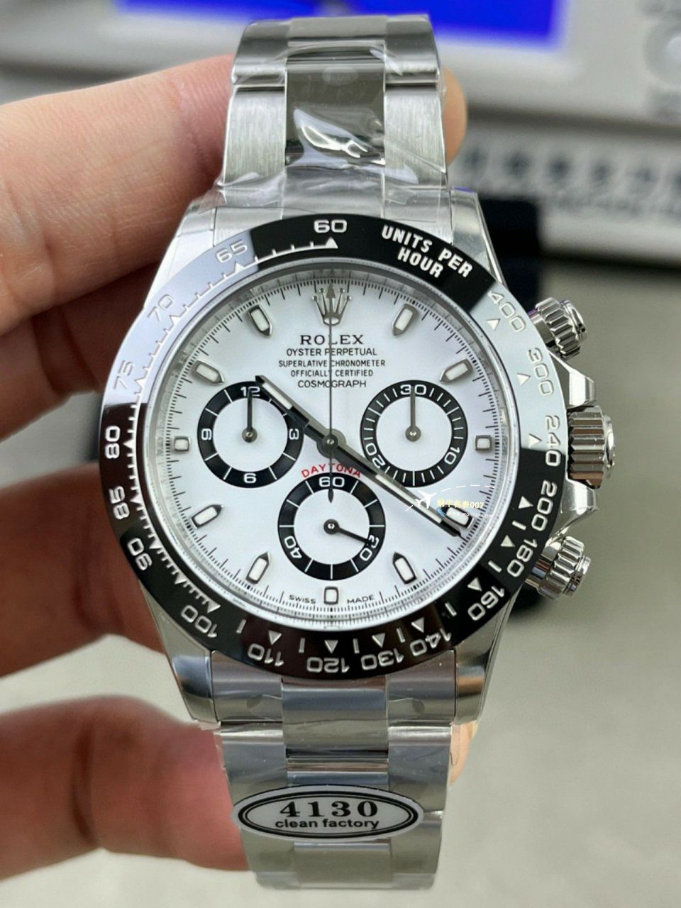  Video analysis clean，C Factory  Rolex  Ditongna 熊猫迪m116500ln-0001超A高仿复刻手表 