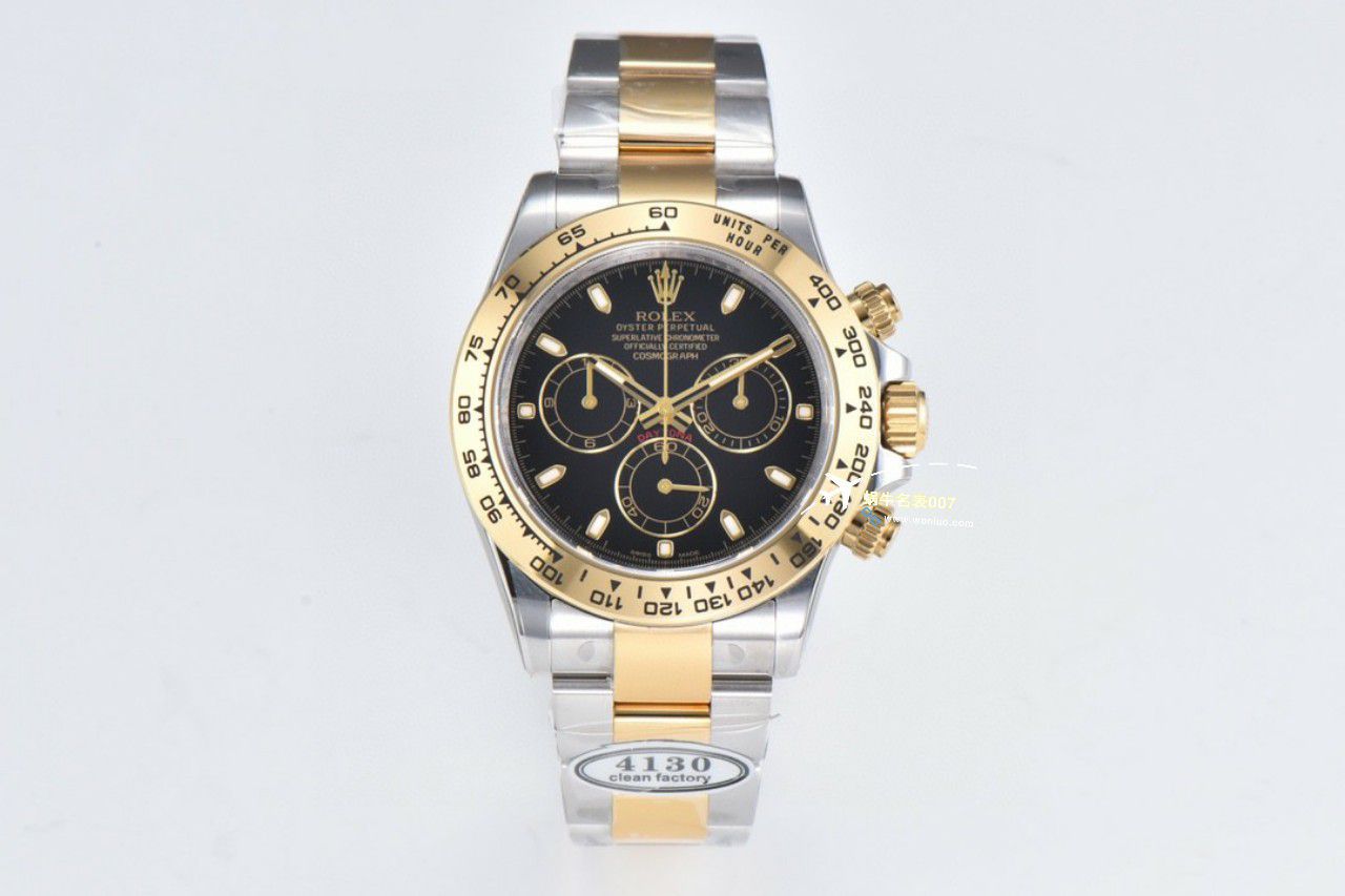  Video analysis clean，C Factory  Rolex  Ditongna 熊猫迪m116500ln-0001超A高仿复刻手表 