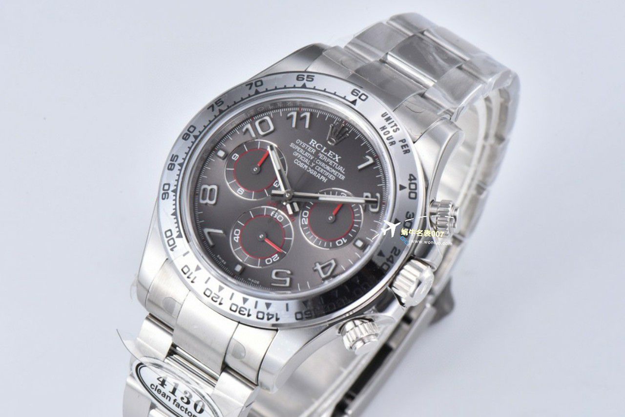  Video analysis clean，C Factory  Rolex  Ditongna 熊猫迪m116500ln-0001超A高仿复刻手表 