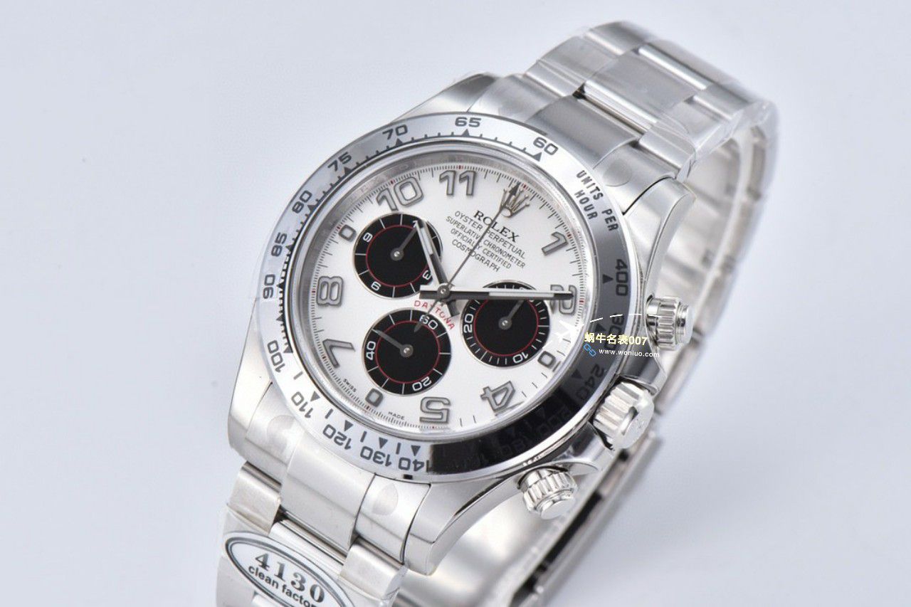  Video analysis clean，C Factory  Rolex  Ditongna 熊猫迪m116500ln-0001超A高仿复刻手表 