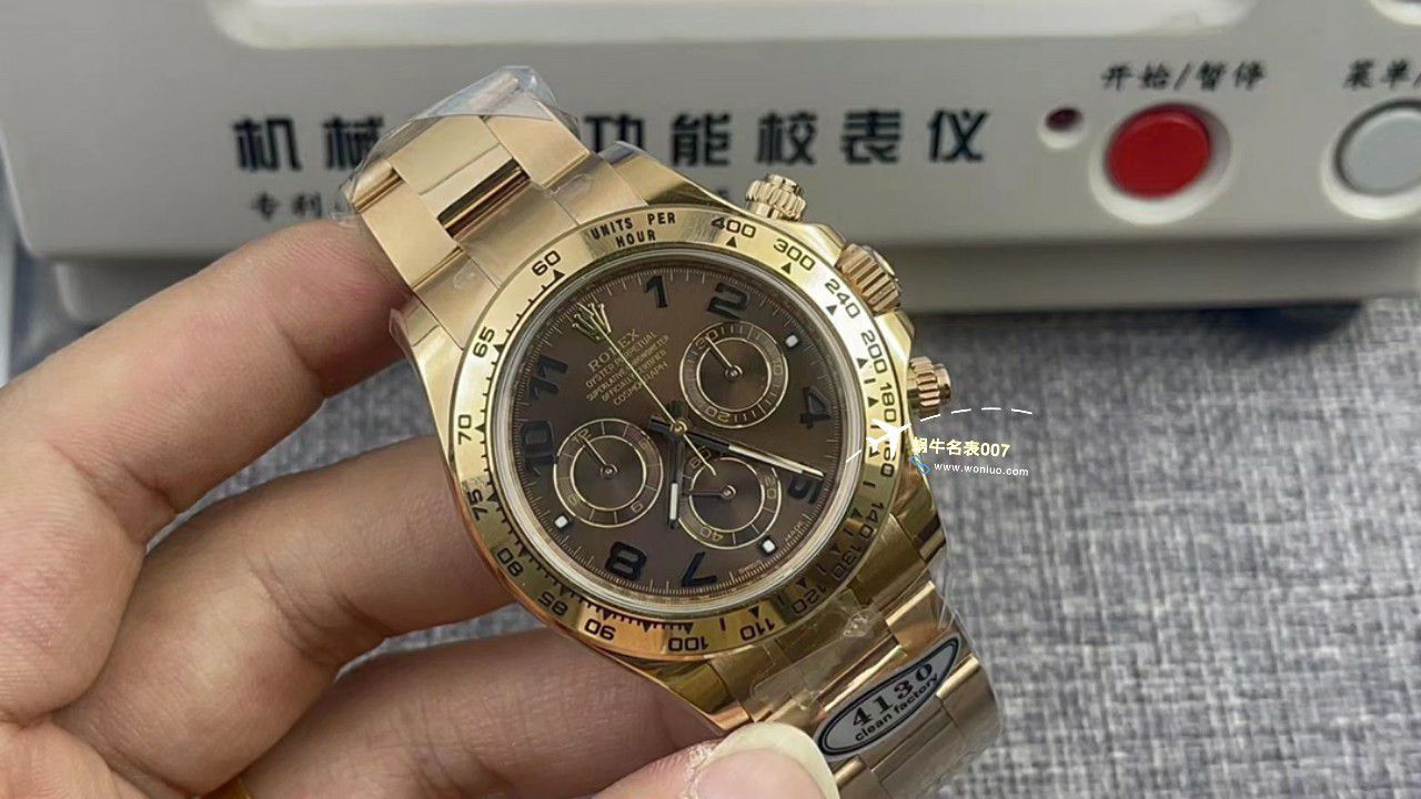  Video analysis clean，C Factory  Rolex  Ditongna 熊猫迪m116500ln-0001超A高仿复刻手表 