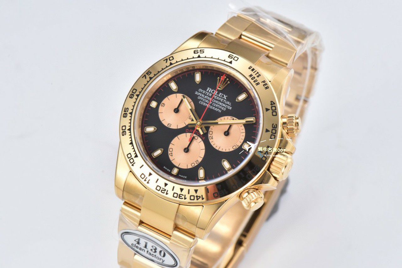  Video analysis clean，C Factory  Rolex  Ditongna 熊猫迪m116500ln-0001超A高仿复刻手表 