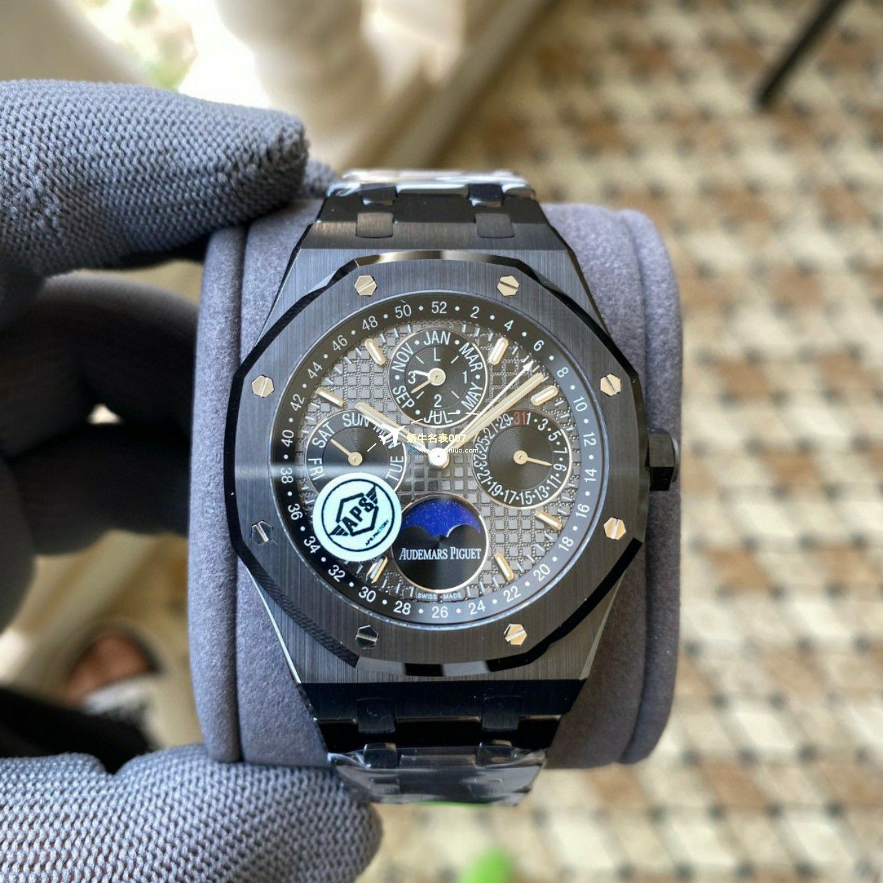 APS Factory Audemars Piguet 万年历26579CB.OO.1225CB.01，26579CE.OO.1225CE.01 top 复刻高仿手表 / AP235