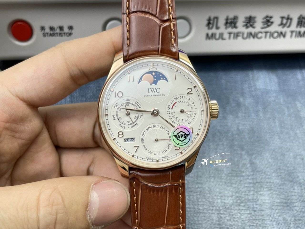 APS Factory  IWC 万年历IW503401，IW503302，IW503406一比一复刻高仿手表 / WG615
