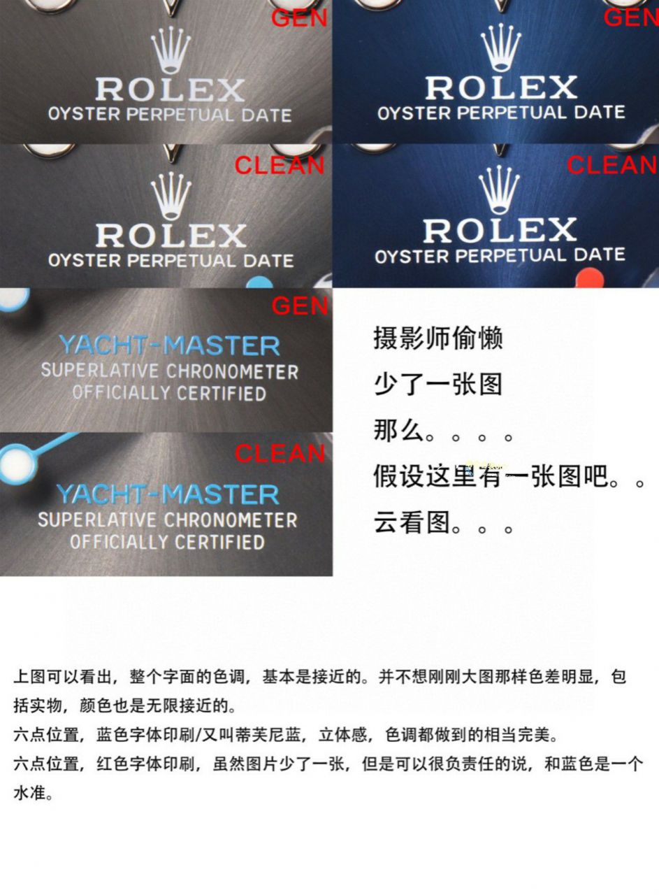 Clean Factory  Rolex  Yacht-Master m126622-0001，m126621-0002，126621-0001 top 高仿复刻手表 / R783