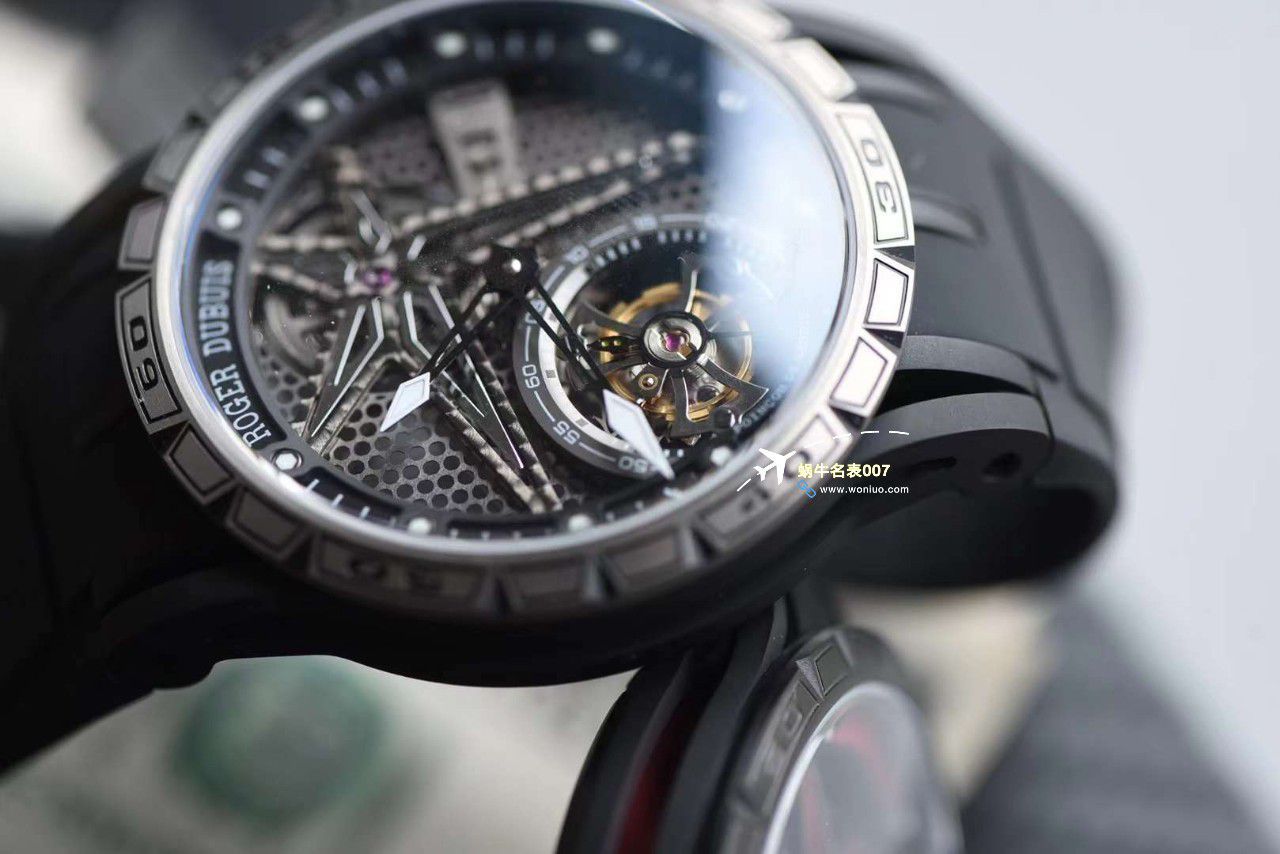  Video analysis BBR Factory 新款Roger Dubuis王者竞速倍耐力单行 top 复刻高仿 Tourbillon RDDBEX0815 wrist watch  / LJ095