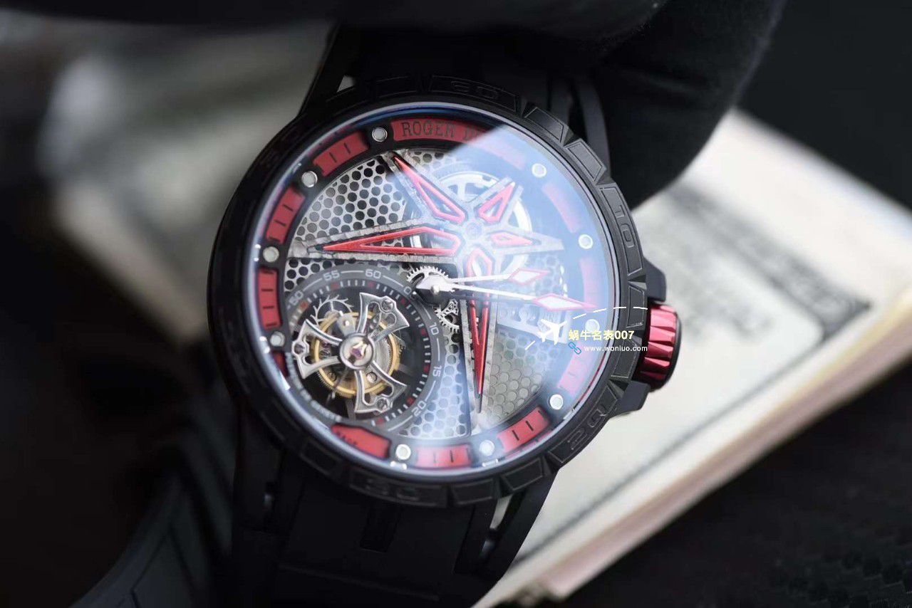  Video analysis BBR Factory 新款Roger Dubuis王者竞速倍耐力单行 top 复刻高仿 Tourbillon RDDBEX0815 wrist watch  / LJ095
