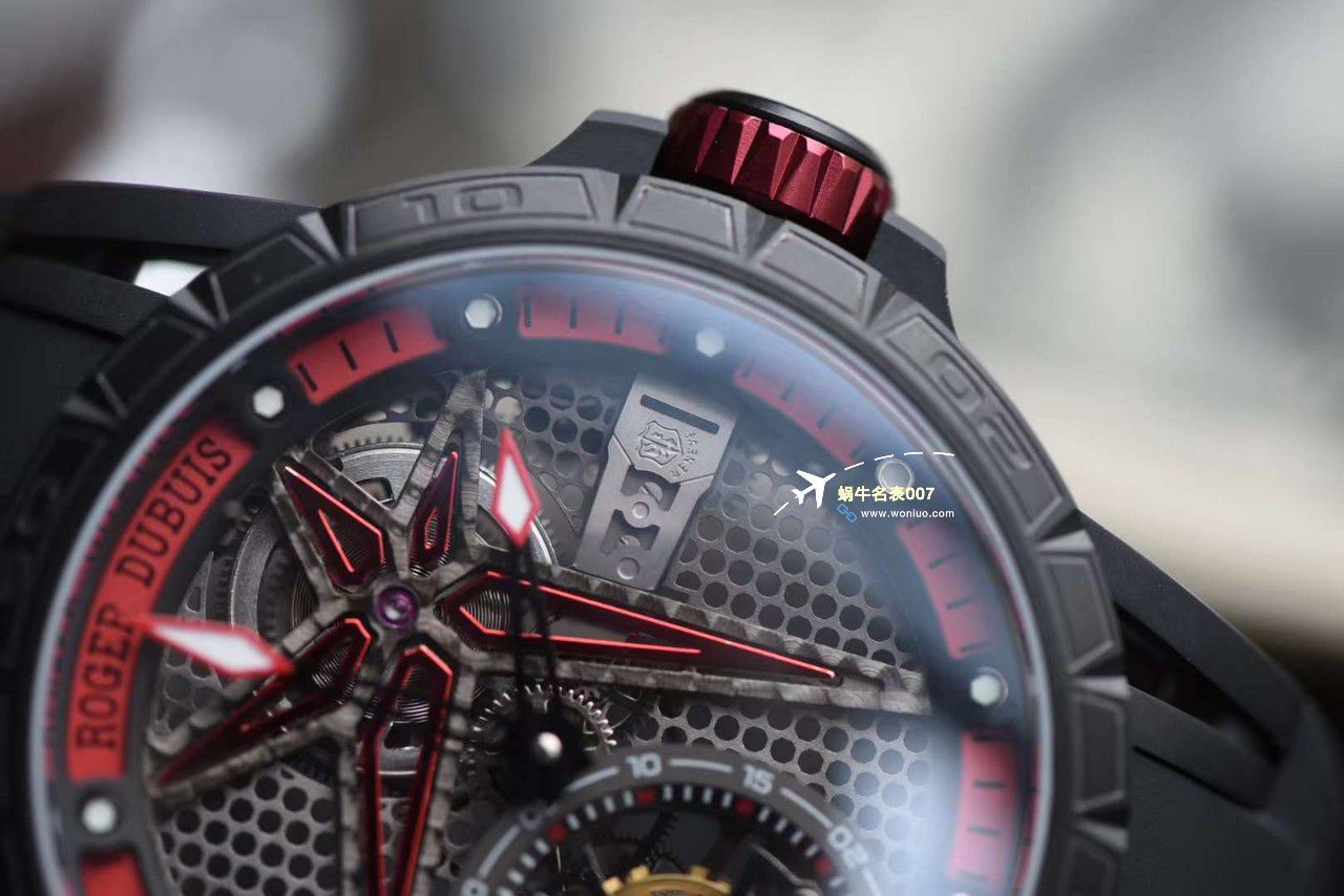  Video analysis BBR Factory 新款Roger Dubuis王者竞速倍耐力单行 top 复刻高仿 Tourbillon RDDBEX0815 wrist watch  / LJ095