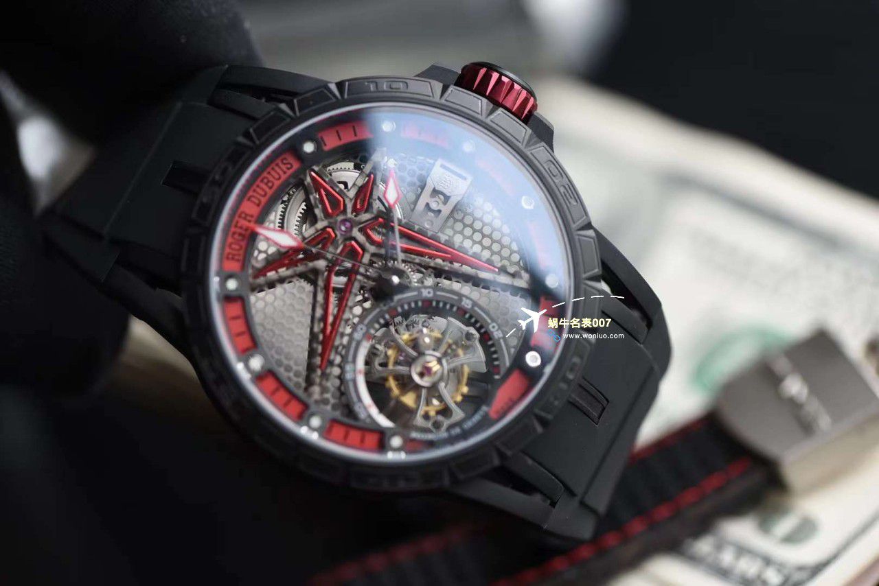  Video analysis BBR Factory 新款Roger Dubuis王者竞速倍耐力单行 top 复刻高仿 Tourbillon RDDBEX0815 wrist watch  / LJ095