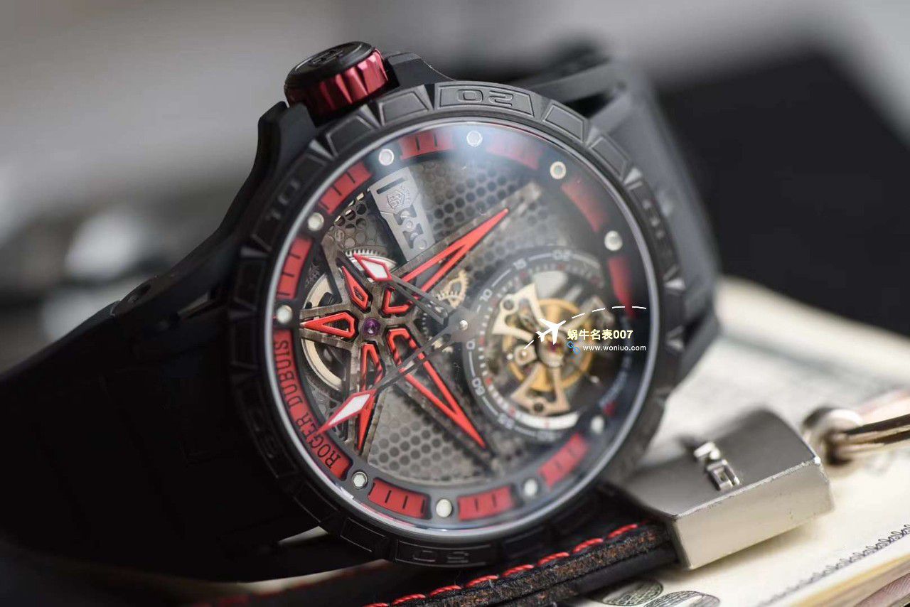  Video analysis BBR Factory 新款Roger Dubuis王者竞速倍耐力单行 top 复刻高仿 Tourbillon RDDBEX0815 wrist watch  / LJ095