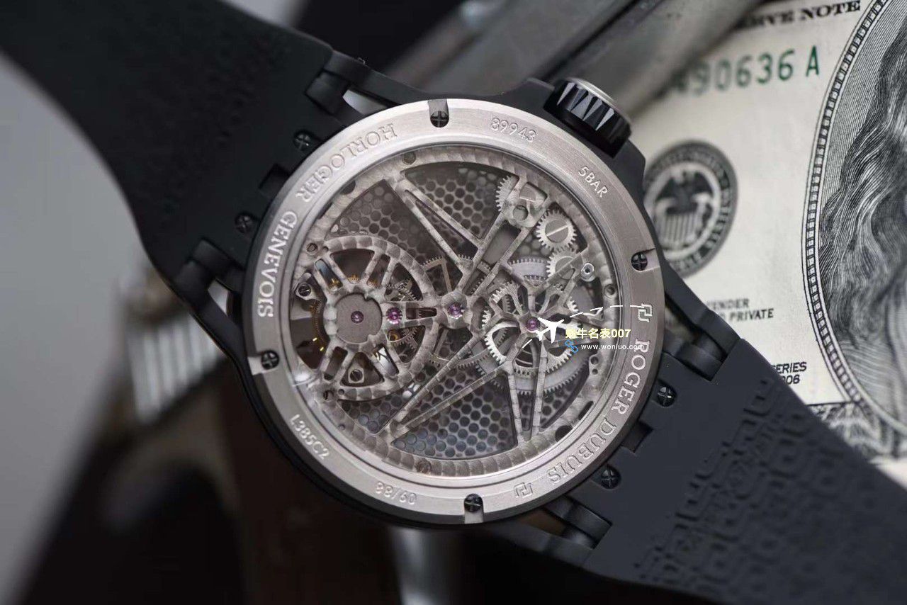  Video analysis BBR Factory 新款Roger Dubuis王者竞速倍耐力单行 top 复刻高仿 Tourbillon RDDBEX0815 wrist watch  / LJ095
