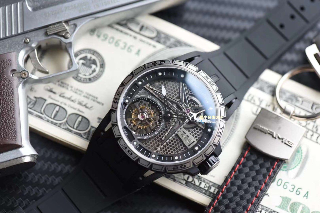  Video analysis BBR Factory 新款Roger Dubuis王者竞速倍耐力单行 top 复刻高仿 Tourbillon RDDBEX0815 wrist watch  / LJ095