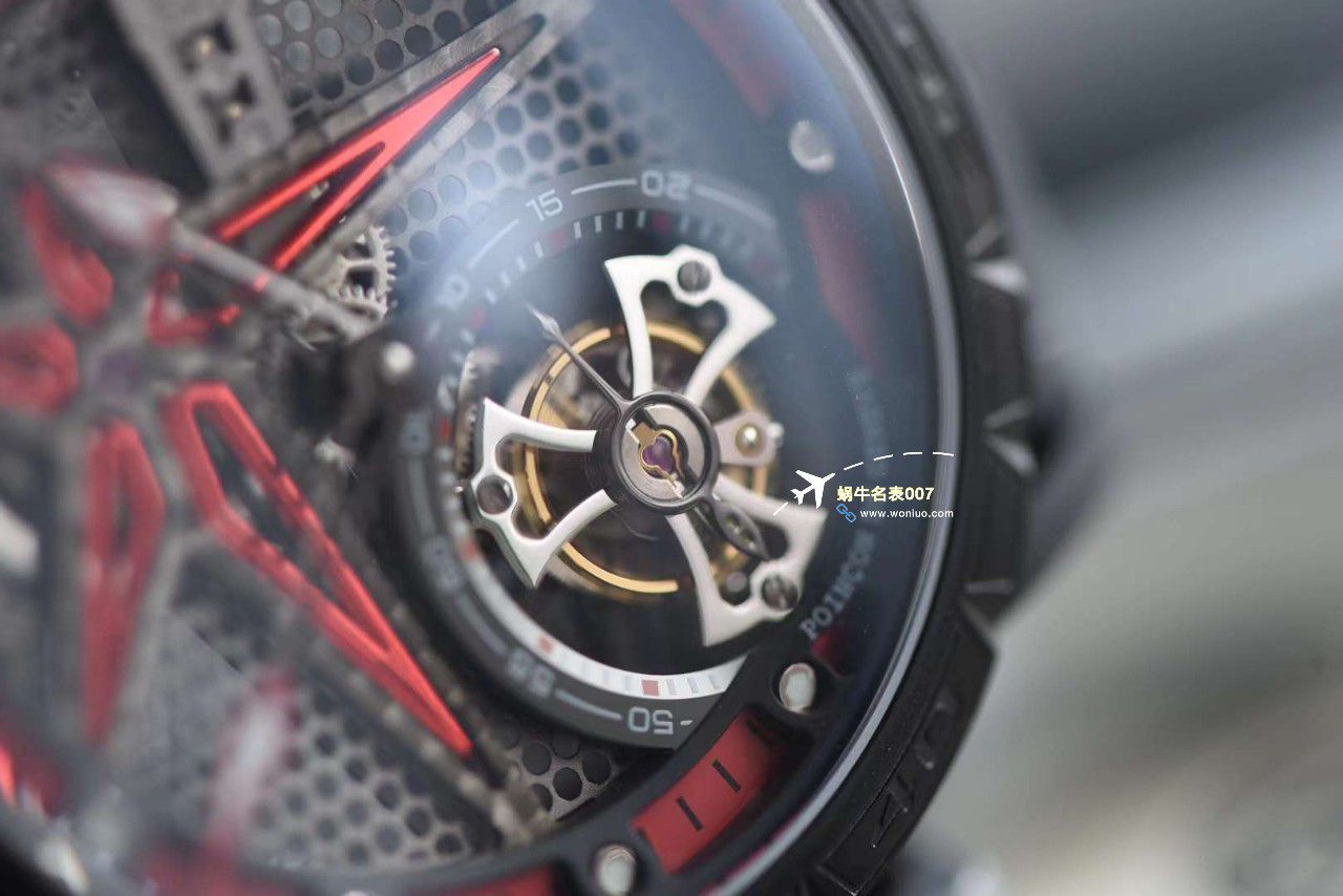  Video analysis BBR Factory 新款Roger Dubuis王者竞速倍耐力单行 top 复刻高仿 Tourbillon RDDBEX0815 wrist watch  / LJ095