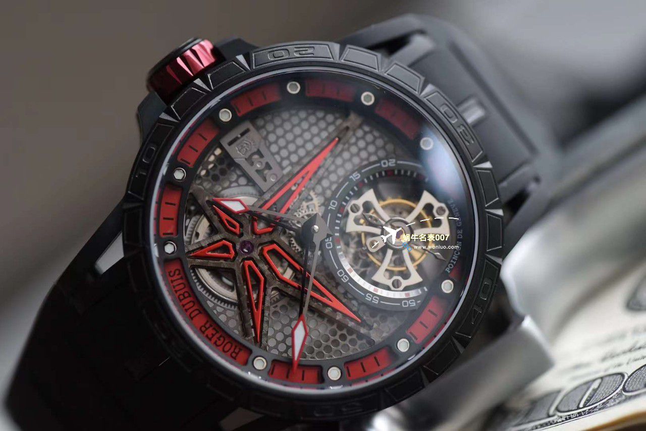  Video analysis BBR Factory 新款Roger Dubuis王者竞速倍耐力单行 top 复刻高仿 Tourbillon RDDBEX0815 wrist watch  / LJ095