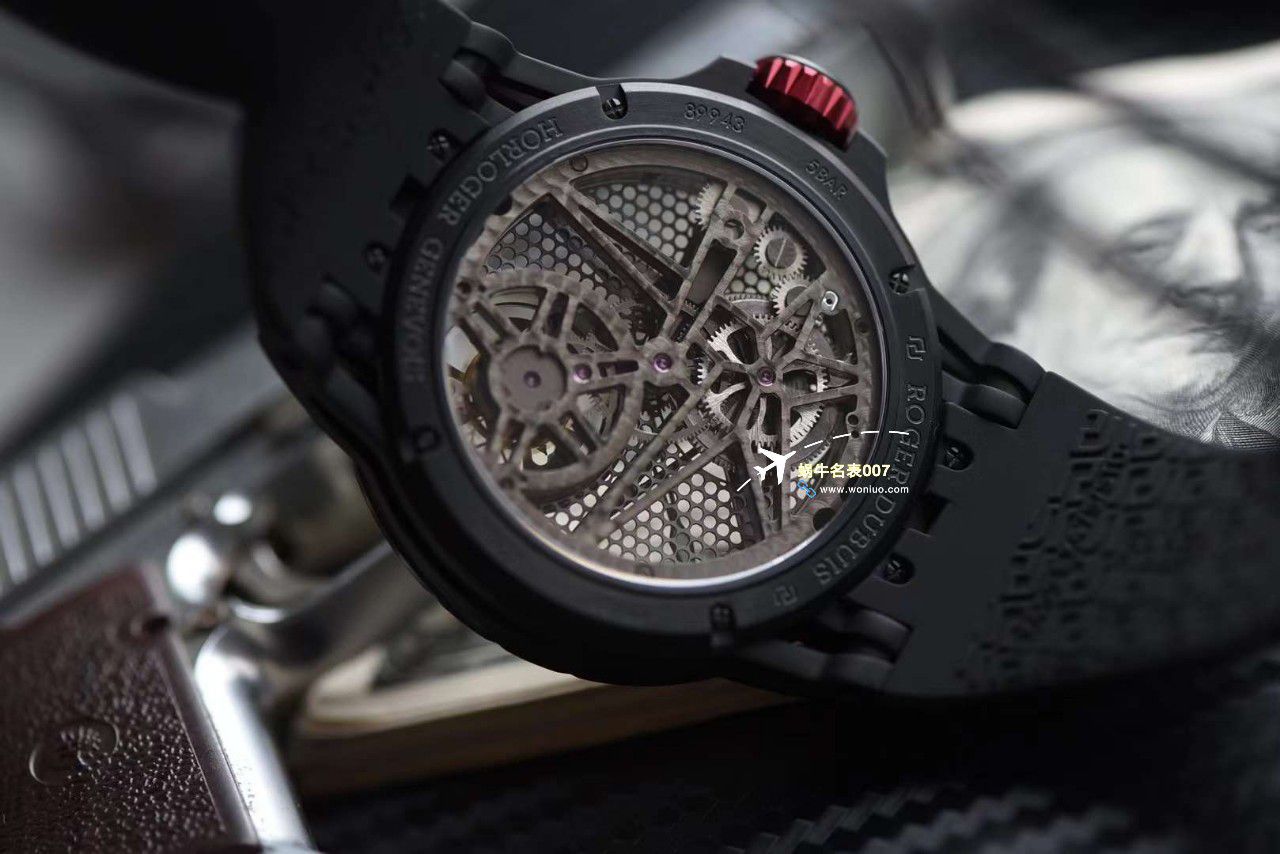  Video analysis BBR Factory 新款Roger Dubuis王者竞速倍耐力单行 top 复刻高仿 Tourbillon RDDBEX0815 wrist watch  / LJ095