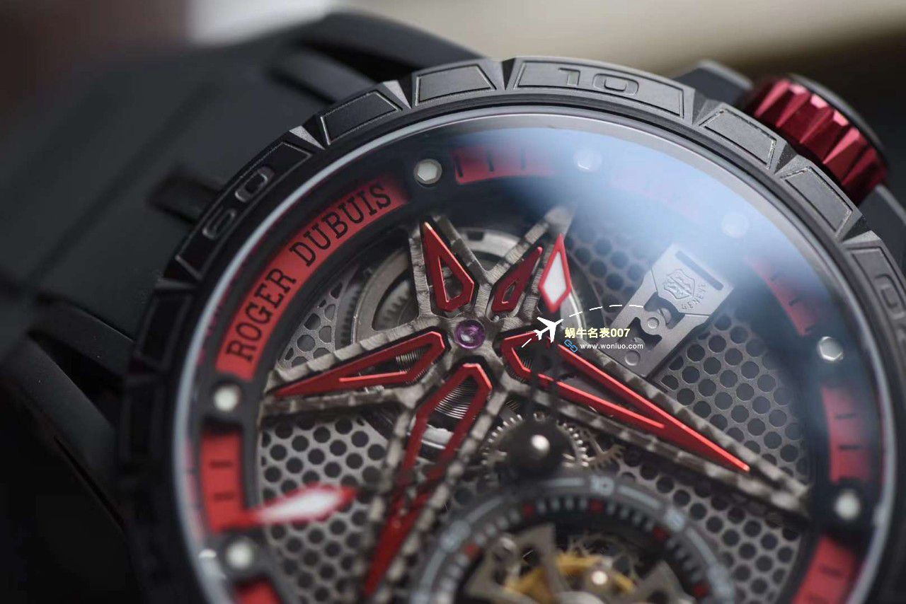  Video analysis BBR Factory 新款Roger Dubuis王者竞速倍耐力单行 top 复刻高仿 Tourbillon RDDBEX0815 wrist watch  / LJ095