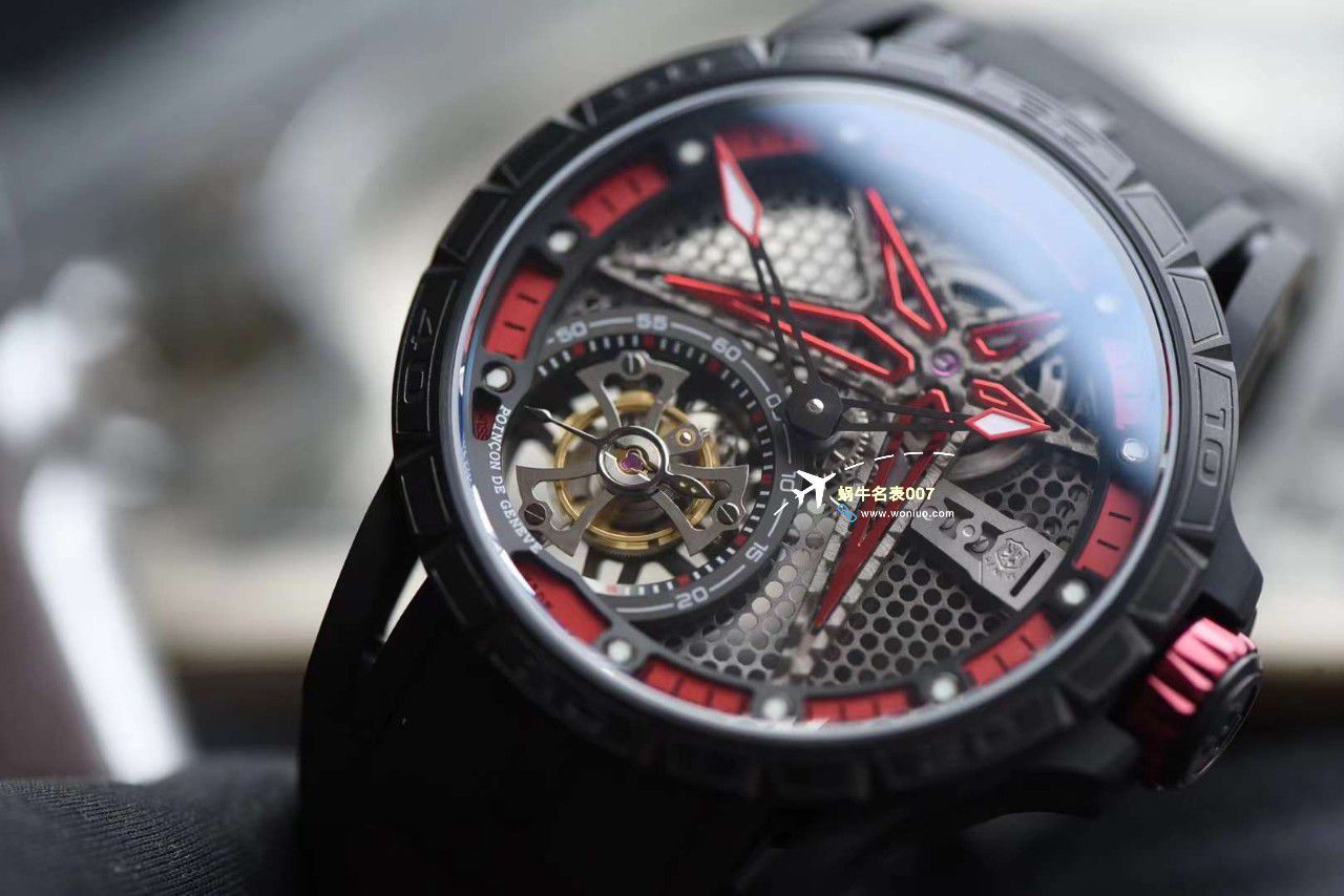  Video analysis BBR Factory 新款Roger Dubuis王者竞速倍耐力单行 top 复刻高仿 Tourbillon RDDBEX0815 wrist watch  / LJ095