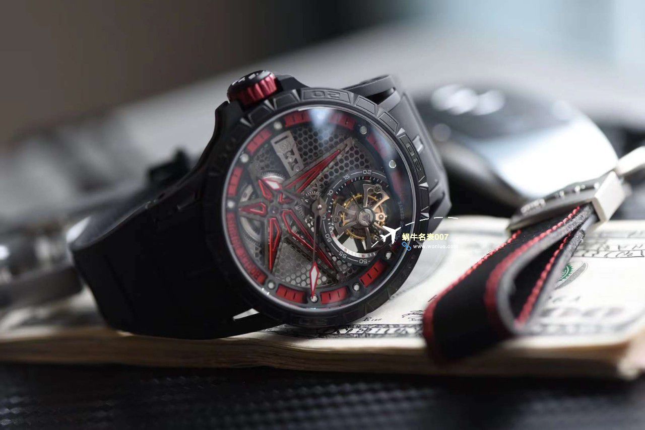 Video analysis BBR Factory 新款Roger Dubuis王者竞速倍耐力单行 top 复刻高仿 Tourbillon RDDBEX0815 wrist watch  / LJ095