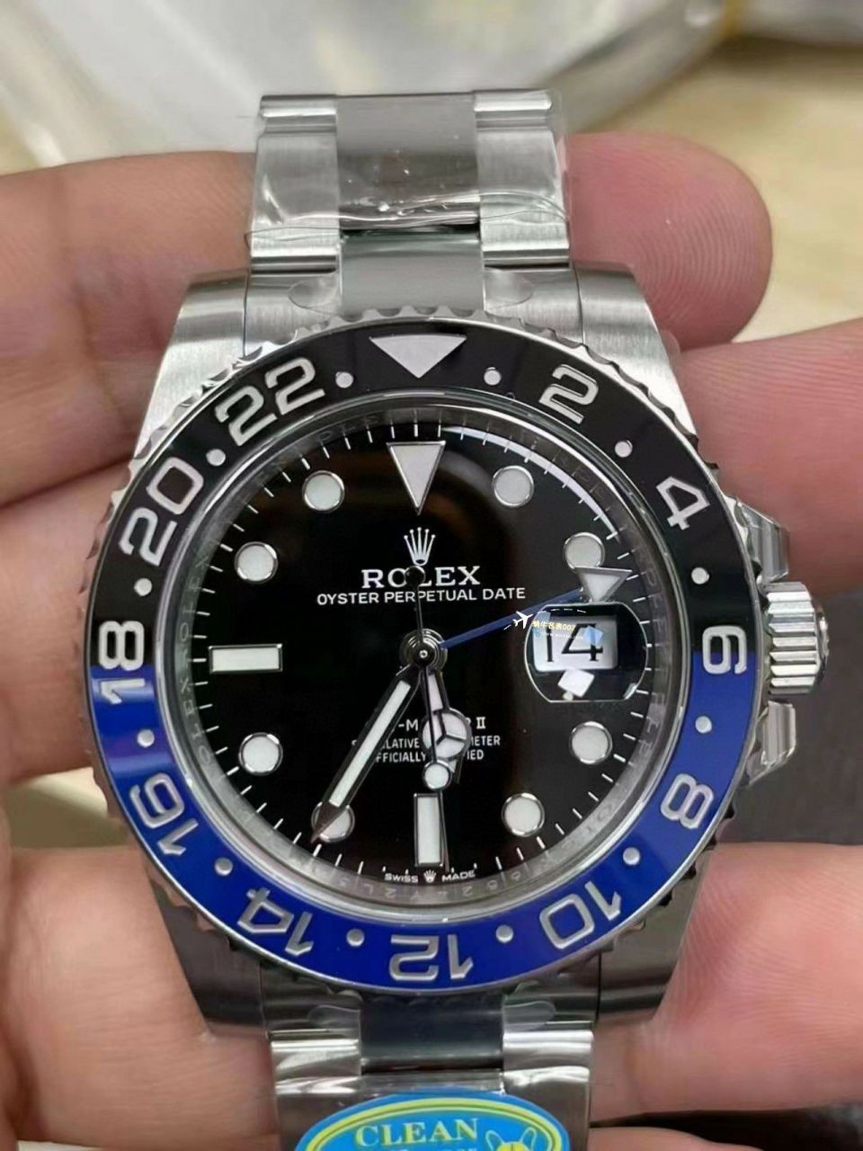 clean Factory  Rolex  GMT MASTER m126710blnr-0002黑蓝国米圈，m126710blro-0001红蓝可乐圈 top 高仿复刻手表 / R786