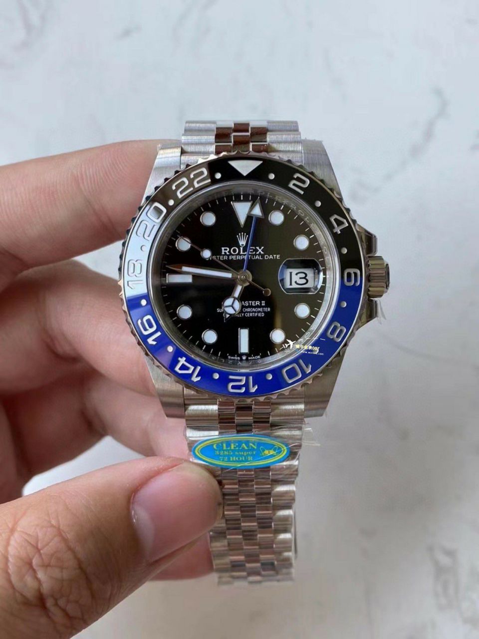 clean Factory  Rolex  GMT MASTER m126710blnr-0002黑蓝国米圈，m126710blro-0001红蓝可乐圈 top 高仿复刻手表 / R786
