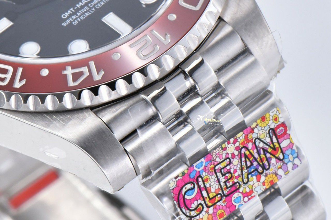 clean Factory  Rolex  GMT MASTER m126710blnr-0002黑蓝国米圈，m126710blro-0001红蓝可乐圈 top 高仿复刻手表 / R786