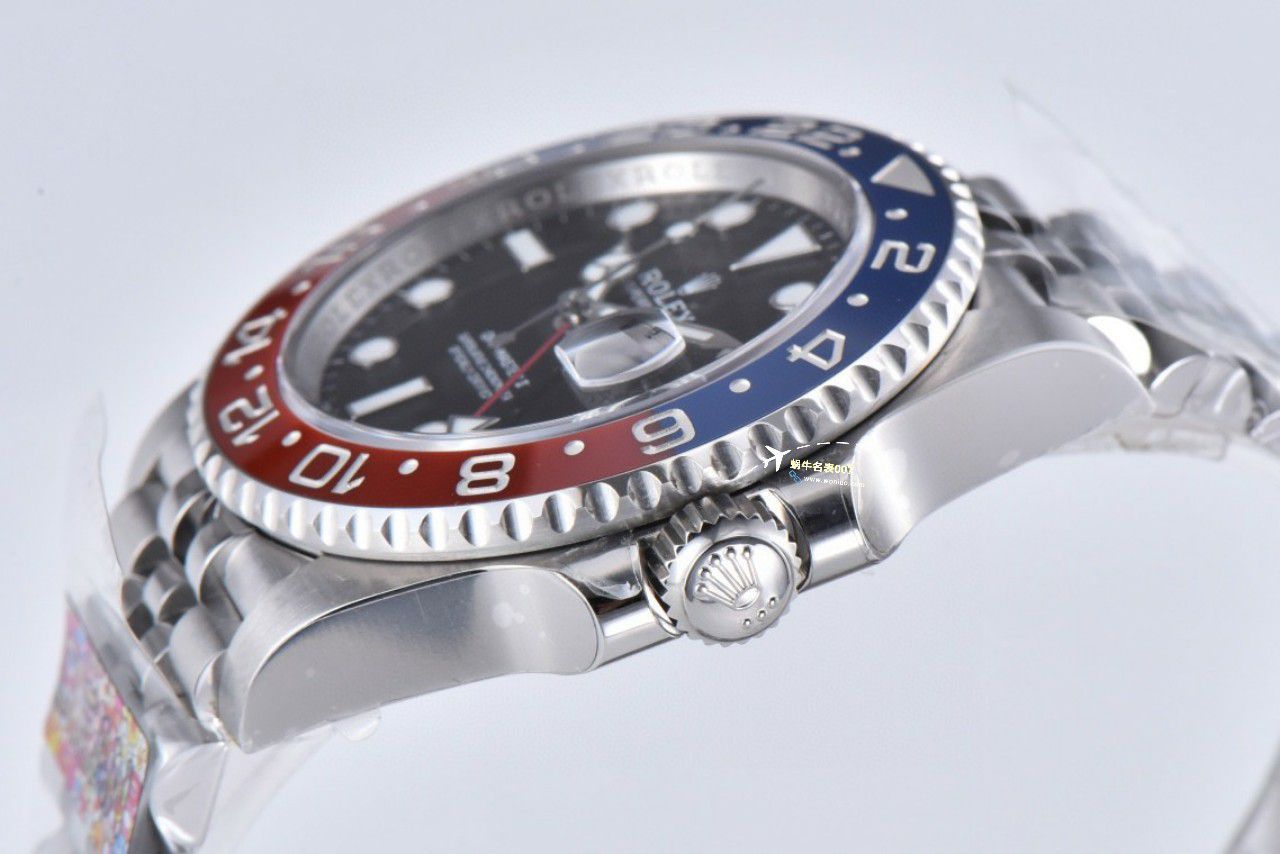 clean Factory  Rolex  GMT MASTER m126710blnr-0002黑蓝国米圈，m126710blro-0001红蓝可乐圈 top 高仿复刻手表 / R786