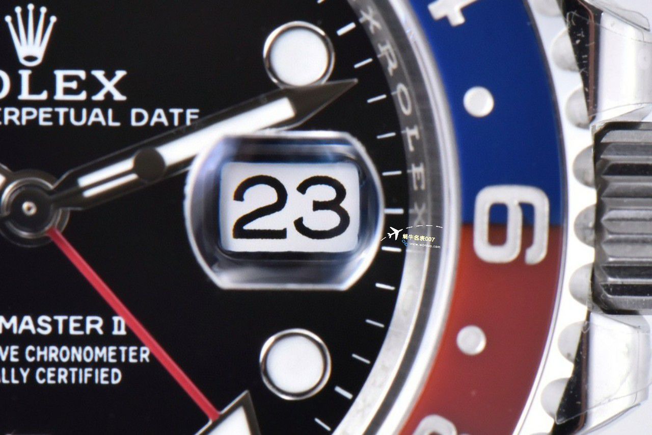 clean Factory  Rolex  GMT MASTER m126710blnr-0002黑蓝国米圈，m126710blro-0001红蓝可乐圈 top 高仿复刻手表 / R786