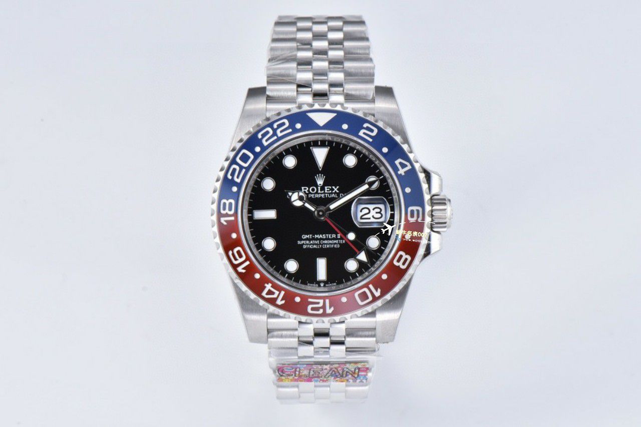 clean Factory  Rolex  GMT MASTER m126710blnr-0002黑蓝国米圈，m126710blro-0001红蓝可乐圈 top 高仿复刻手表 / R786