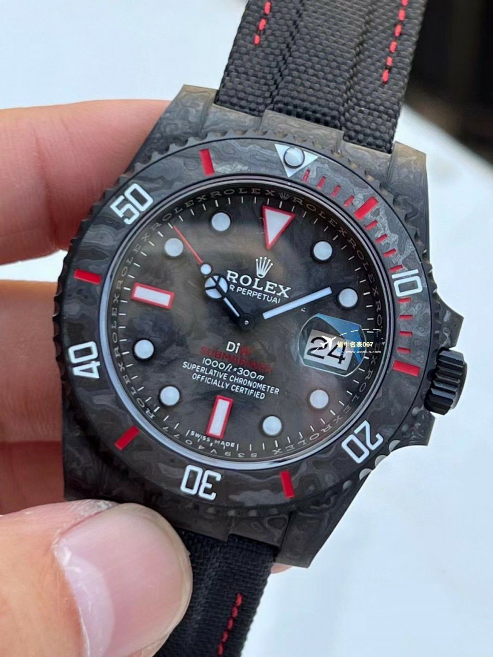 VS Factory 市场最高版本最新最轻 Rolex Rolex carbon fiber Carbon Sea-Dweller水鬼系列高仿 wrist watch  / R789