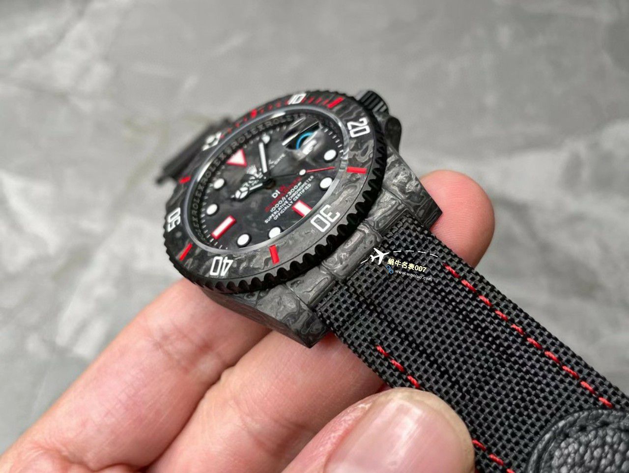 VS Factory 市场最高版本最新最轻 Rolex Rolex carbon fiber Carbon Sea-Dweller水鬼系列高仿 wrist watch  / R789