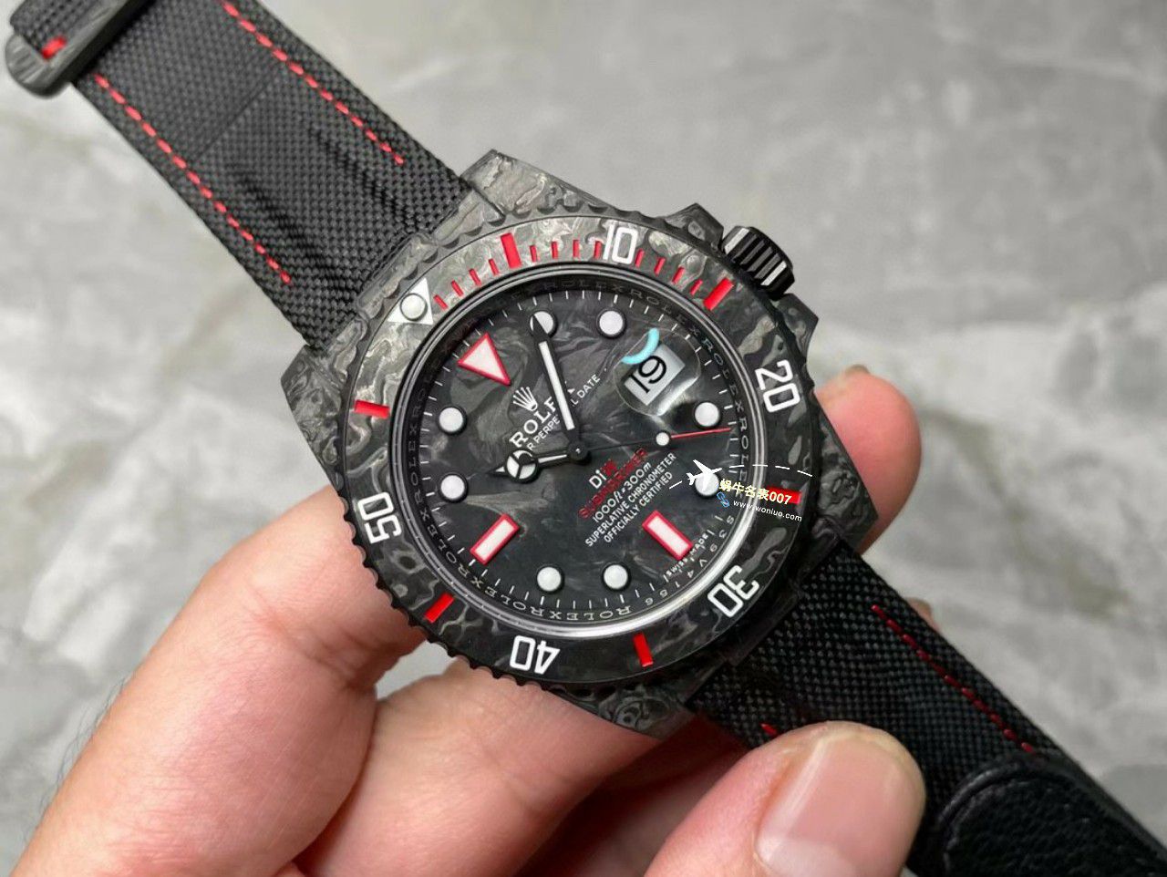 VS Factory 市场最高版本最新最轻 Rolex Rolex carbon fiber Carbon Sea-Dweller水鬼系列高仿 wrist watch  / R789