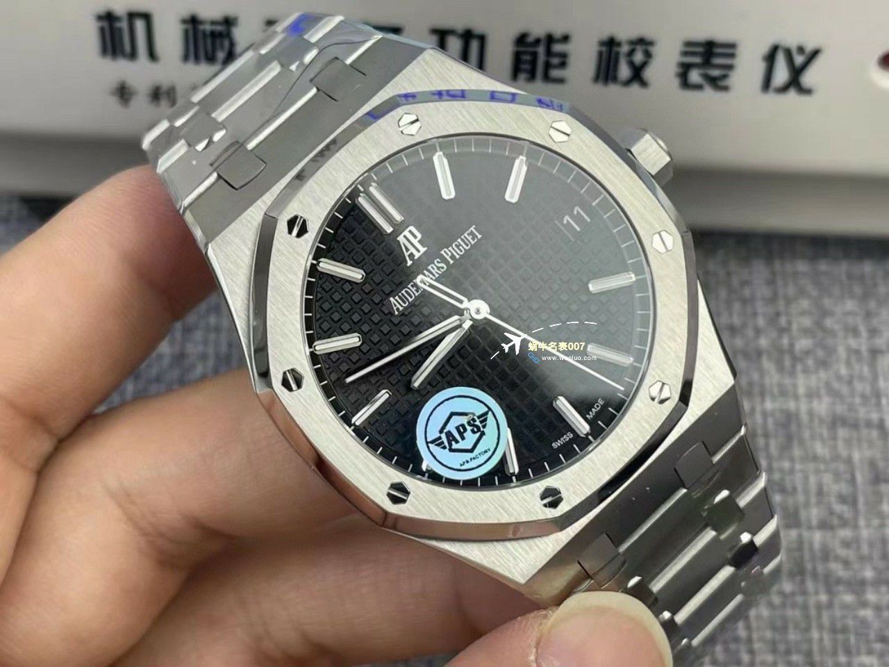  Video analysis APS Factory Audemars Piguet 复刻高仿15400手表15400ST.OO.1220ST.03，15400ST.OO.1220ST.02 / AP223