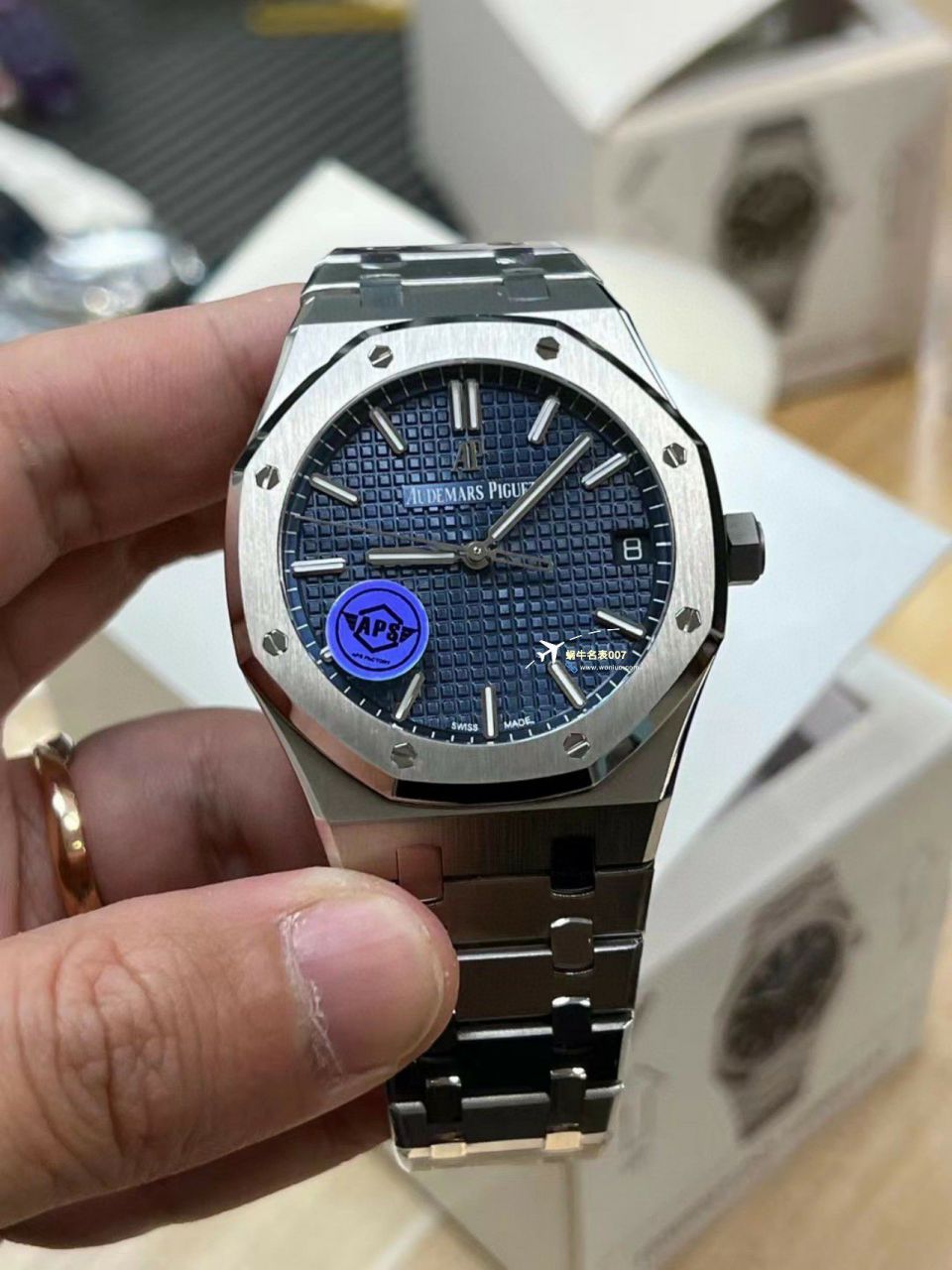  Video analysis APS Factory Audemars Piguet 复刻高仿15400手表15400ST.OO.1220ST.03，15400ST.OO.1220ST.02 / AP223