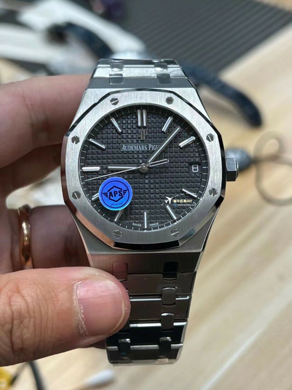  Video analysis APS Factory Audemars Piguet 复刻高仿15400手表15400ST.OO.1220ST.03，15400ST.OO.1220ST.02 / AP223