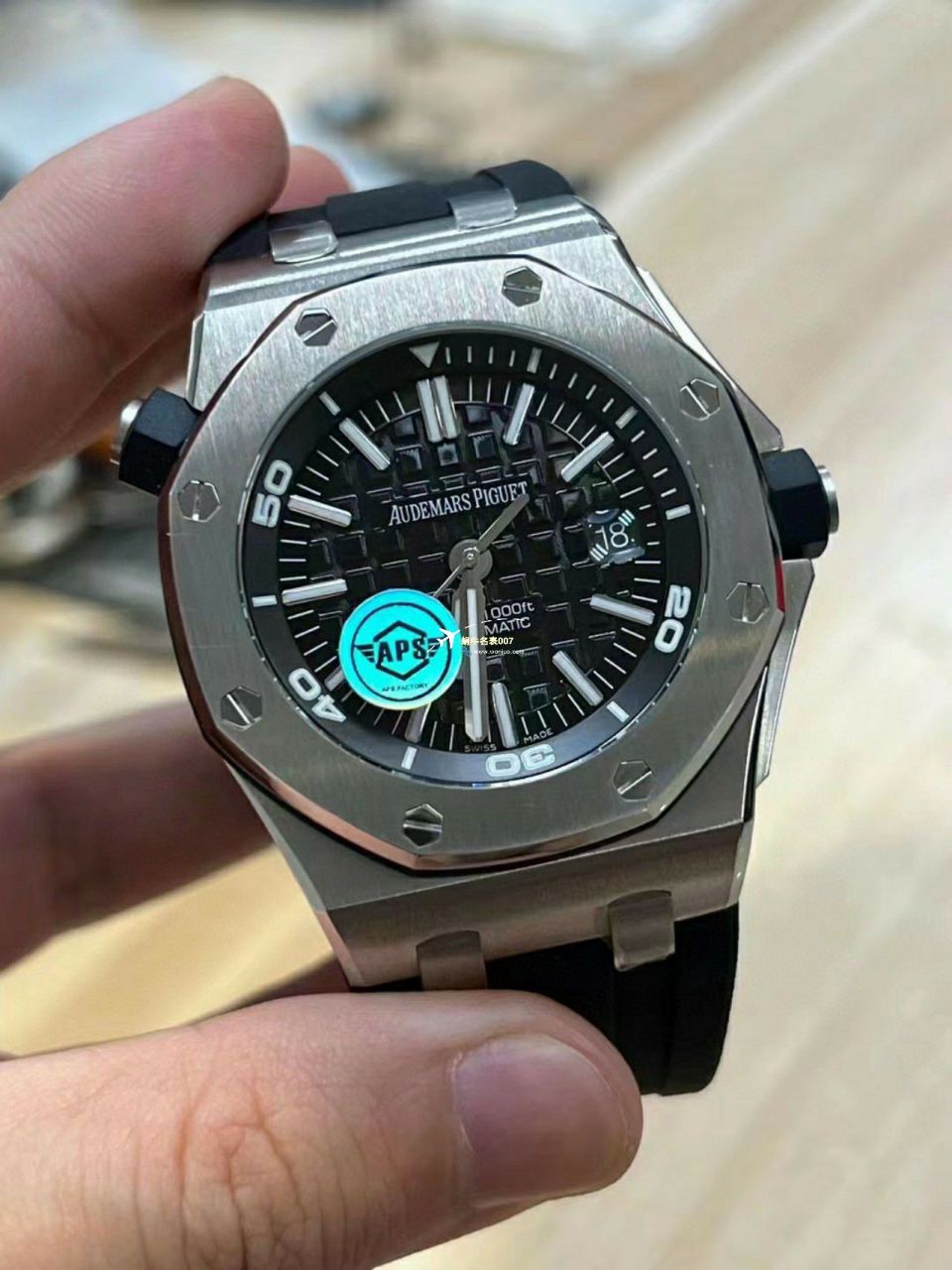  Video analysis APS Factory Audemars Piguet  Royal Oak Offshore 15710ST.OO.A010CA.01，15710ST.OO.A052CA.01一比一复刻高仿手表 / AP238
