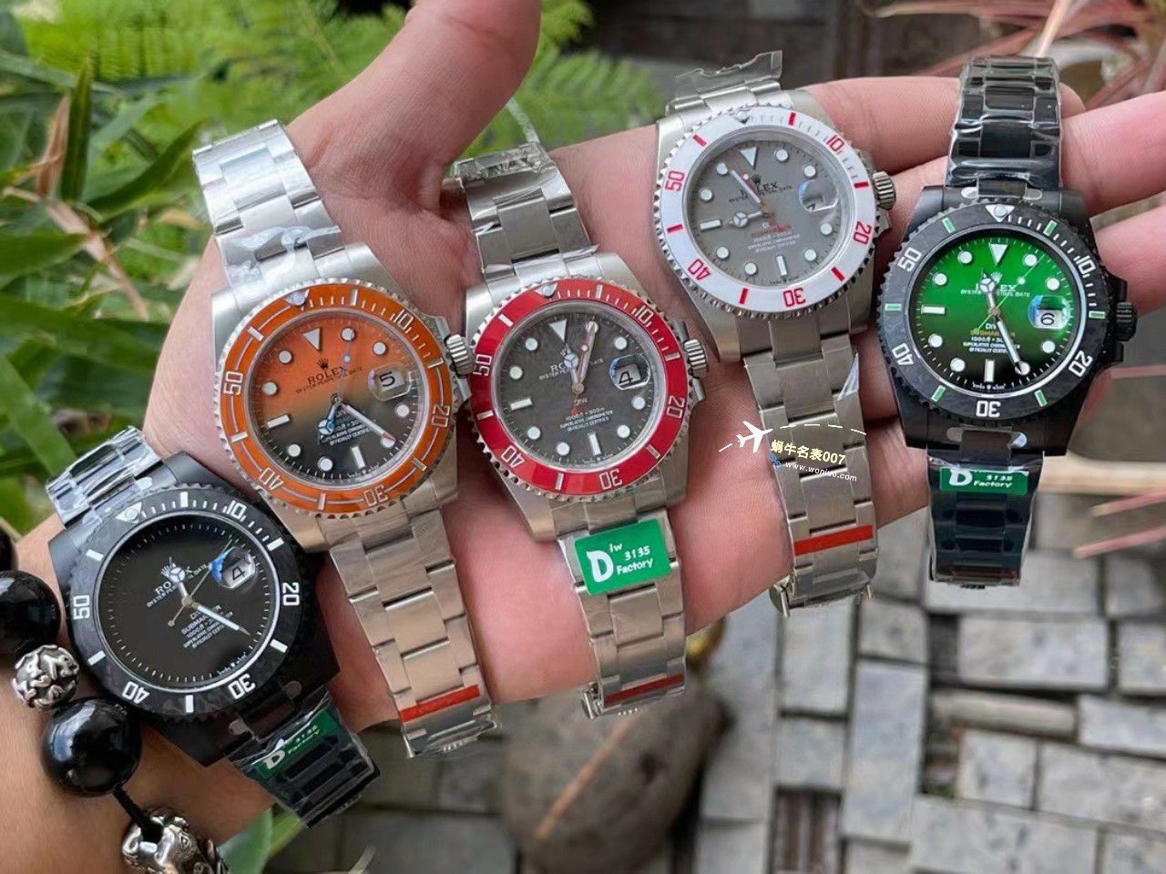 DIW Submariner PARAKEET 新品 copy customized 款 Rolex SUB水鬼 / R791
