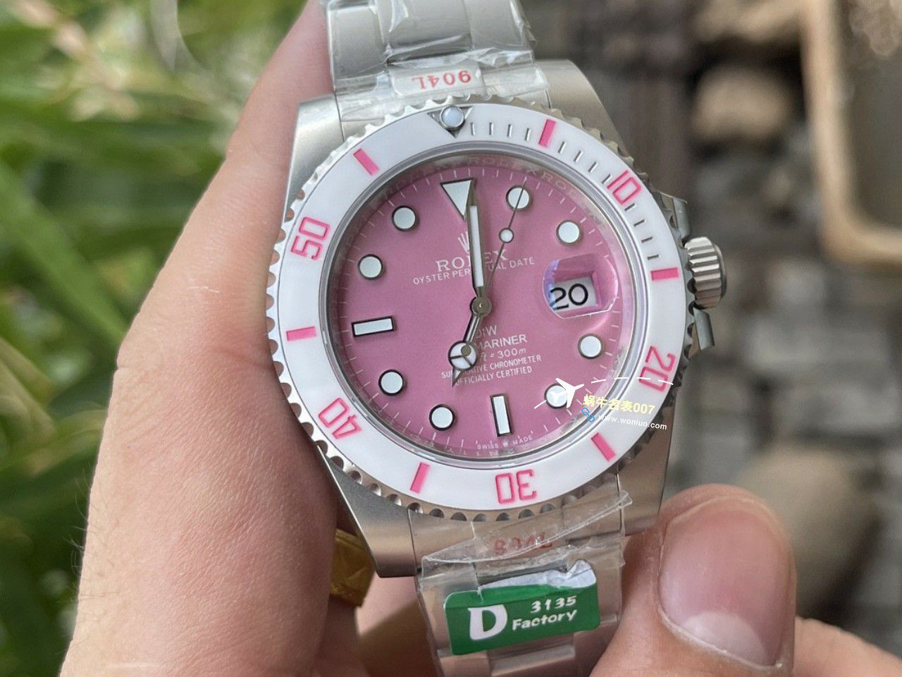 DIW Submariner PARAKEET 新品 copy customized 款 Rolex SUB水鬼 / R791