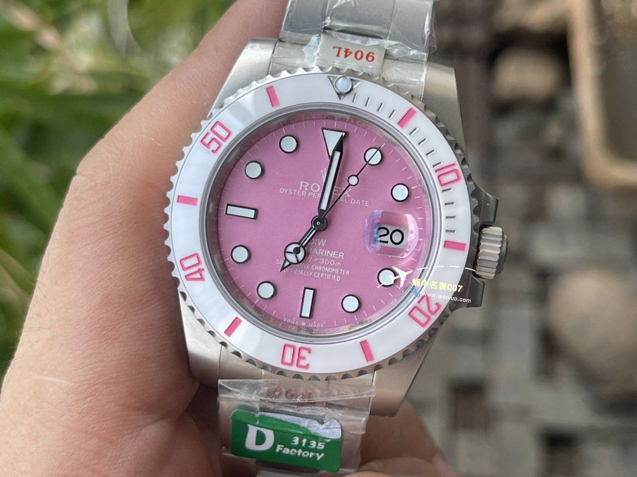 DIW Submariner PARAKEET 新品 copy customized 款 Rolex SUB水鬼 / R791