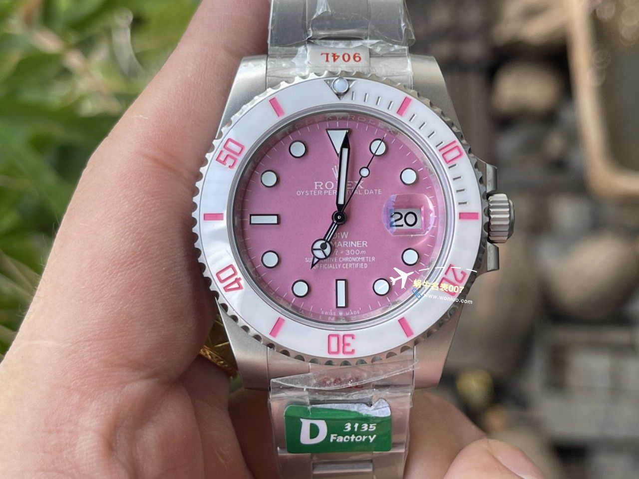 DIW Submariner PARAKEET 新品 copy customized 款 Rolex SUB水鬼 / R791