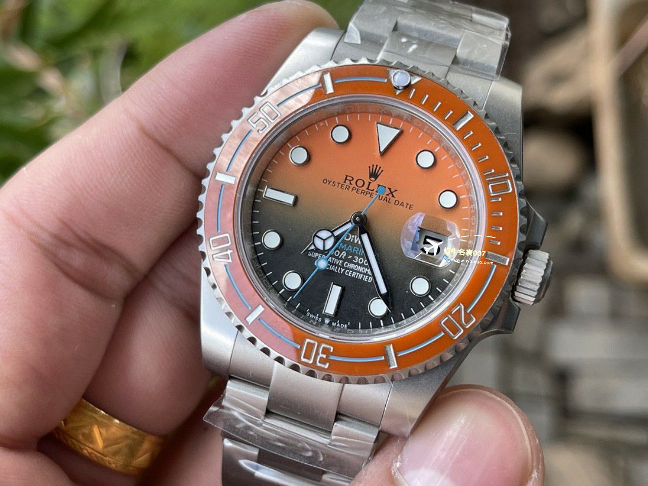 DIW Submariner PARAKEET 新品 copy customized 款 Rolex SUB水鬼 / R791