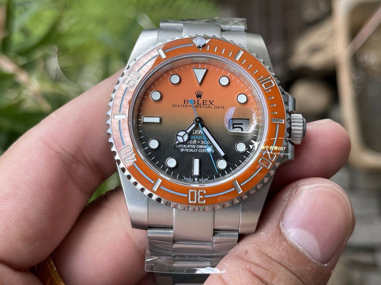 DIW Submariner PARAKEET 新品 copy customized 款 Rolex SUB水鬼 / R791