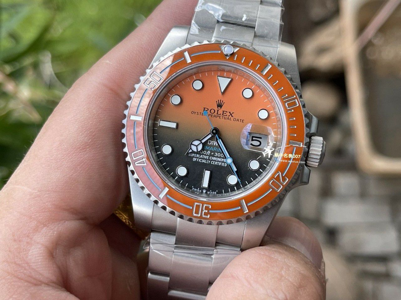 DIW Submariner PARAKEET 新品 copy customized 款 Rolex SUB水鬼 / R791