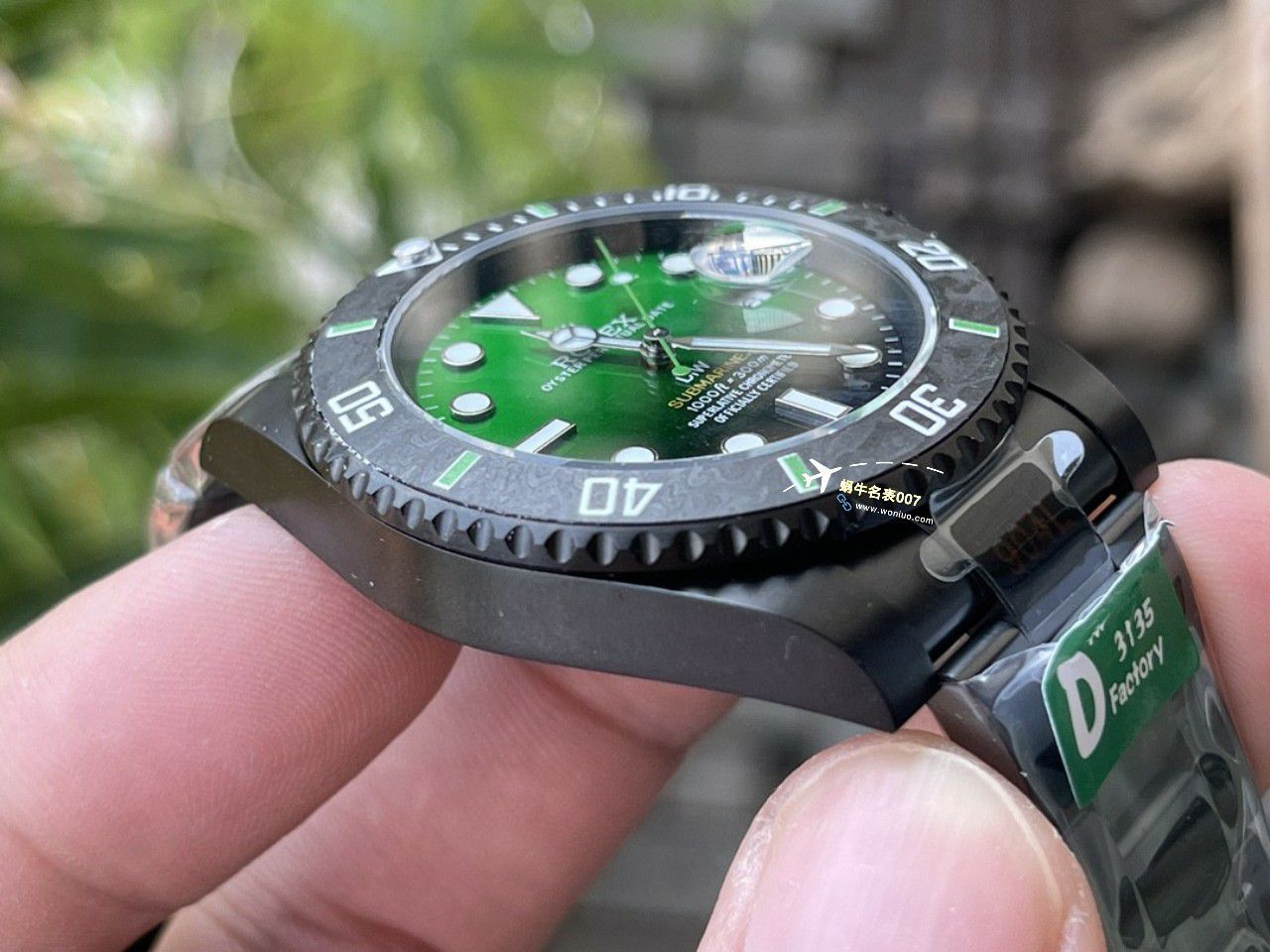 DIW Submariner PARAKEET 新品 copy customized 款 Rolex SUB水鬼 / R791